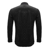 Sharp Armor Button-Up Shirt BLACK/BLACK